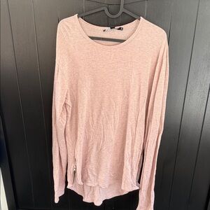 Men's Light Pink Long Sleeve Tee